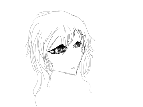 Unfinished : I messed up multiple times on this one. D: 스케치판 ,sketchpan