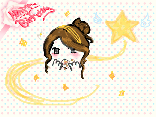 Happy Birthday, Summie!! : Happy Birfday. XD 스케치판 ,sketchpan