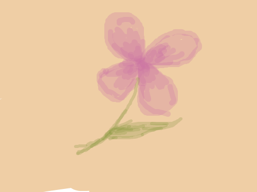 제비꽃 : 제비꽃이 어떻게 생겼는지 가물가물하네요. 스케치판 ,sketchpan