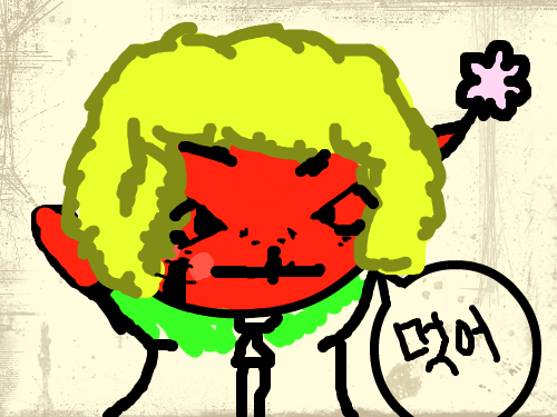 흉악사과 : 흉악사과 스케치판 ,sketchpan