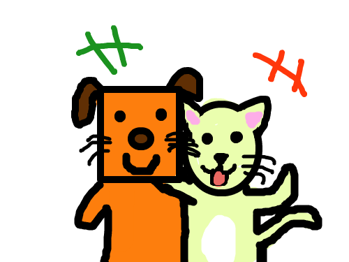 아 이런 독엔 켓ㅋ : ㅋㅋㅋㅋ 개랑 도양이 스케치판 ,sketchpan