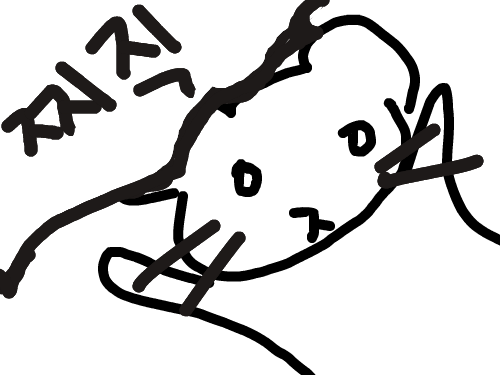 찍찍 : 쥐가 도망다니는것 스케치판 ,sketchpan