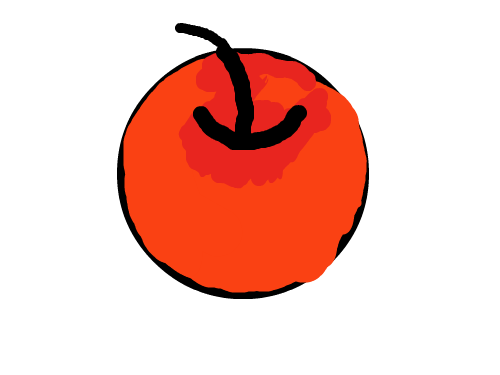 사과 : 사과 연습 스케치판 ,sketchpan