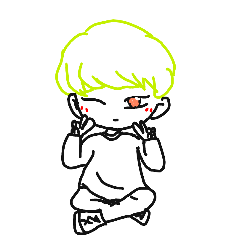 (^0^*) : (^0^*) 스케치판 ,sketchpan