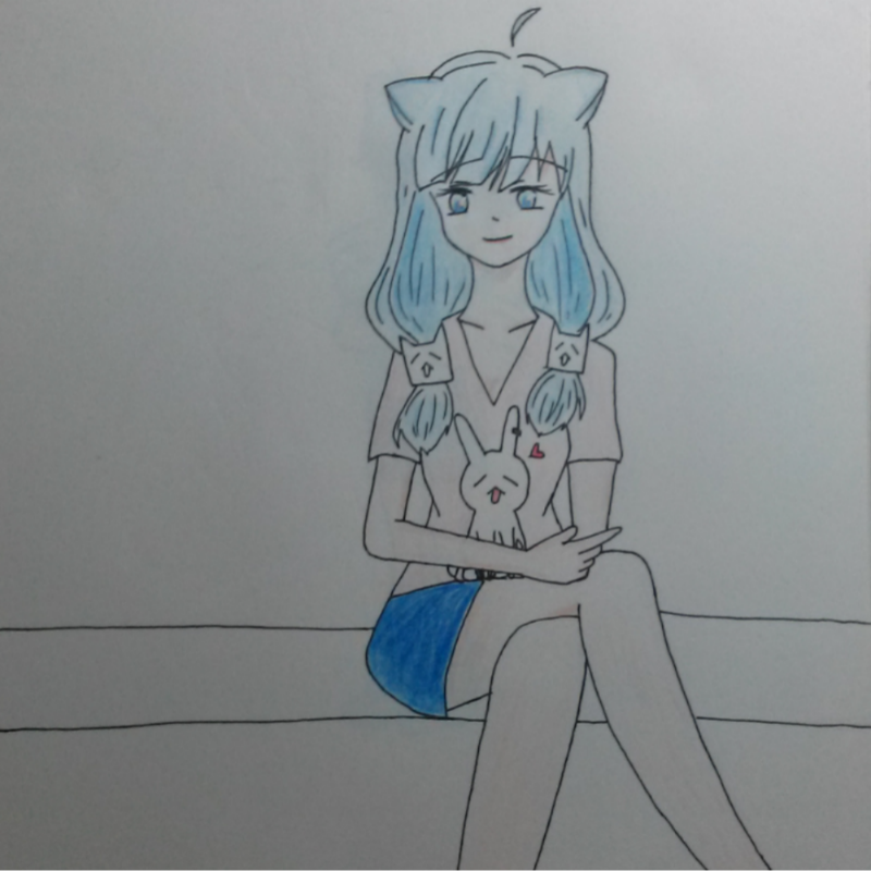 타래님이 .. : 타래님이 그려주신 하얀네코 의인화!커커컼예뻐요오♡♡♡ 택배 잘 받았습니다 앞으로도 많이 이용해야겠네요
(맙소사 제가 안고있는게 뭐죠 요정인가요♡) 스케치판 ,sketchpan