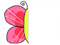 나비 : 반쪽나비 스케치판 ,sketchpan