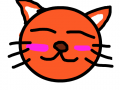 고냥이 : 빨강색 고냥이. 스케치판 ,sketchpan
