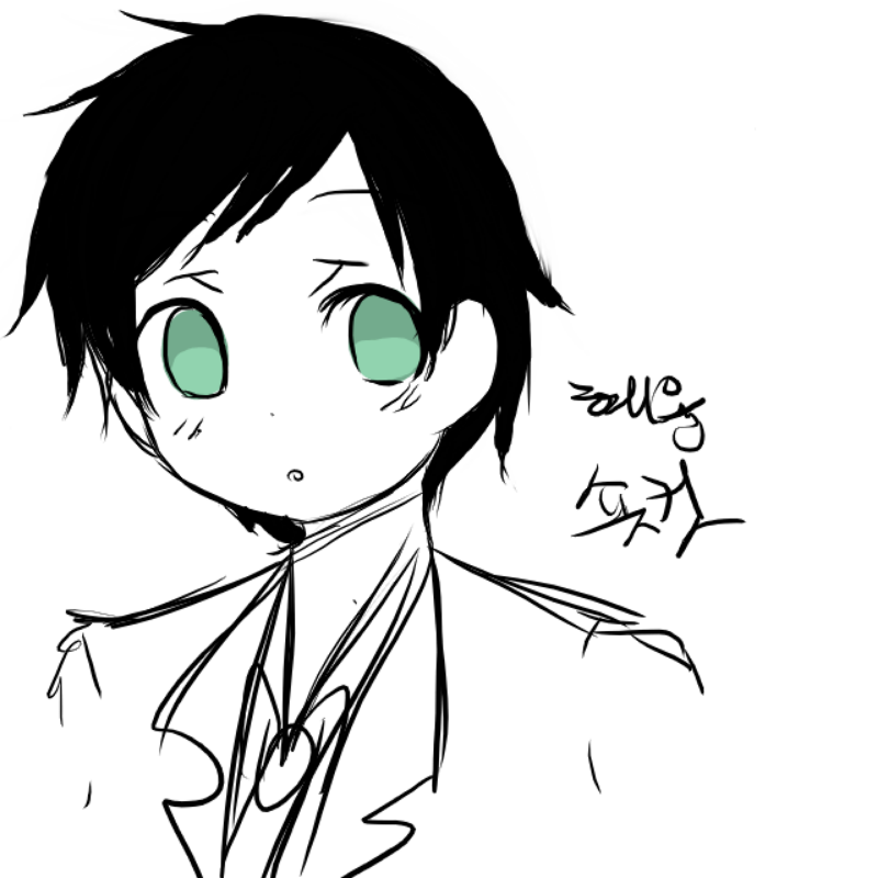 혜윤 숏컷 : 혜윤 숏컷 스케치판 ,sketchpan