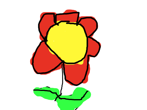 예쁜 꽃 : 예쁘죠? 스케치판 ,sketchpan