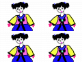 새해 : 새해인사 스케치판 ,sketchpan