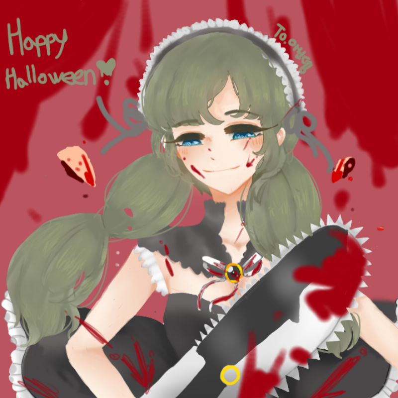 To. 아닌뎅.. : To. 아닌뎅님
이분 리퀘 그리다가 그림 그리는 앱을 중간에 바꿔버려서 무테가 되었다는 설이...ㅠㅠㅠㅠ 사실입니다ㅠㅠㅠ 죄송합니다..

Happy Halloween!!♥(아이고 린나님 뒷북 자제좀 스케치판 ,sketchpan