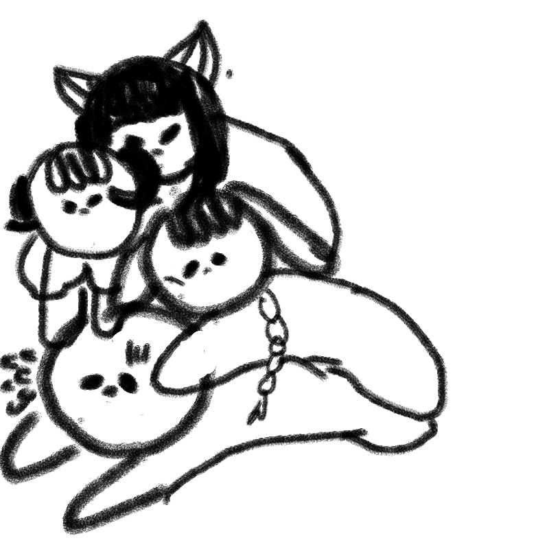 뭔가 자기.. : 뭔가 자기는 왜 할로윈으로 안그려주냐는 자캐들의 무언의 압박이 있는거같은 기분이 스케치판 ,sketchpan