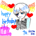 deep blue님.. : deep blue님 생일축하해요♥♥♥♥
늦었지만 맛있는거 많이 드시고 좋은 해 되세요!!!♥ 스케치판 ,sketchpan