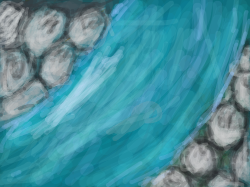 그냥..강 : 명암도 안배운 중1이 그린그림입니다 스케치판 ,sketchpan