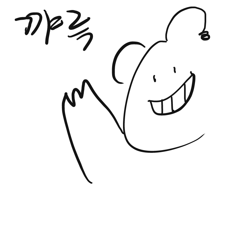 ㅋ : ㅋ 스케치판 ,sketchpan