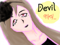 뭥믜 : 몰라 순식간에 데빌한 느낌으로ㄷㄷ 스케치판 ,sketchpan