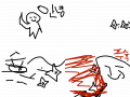 자살행위 : ㅋㅋ 표창 던져서 죽은ㅋㅋㅋ 스케치판 ,sketchpan