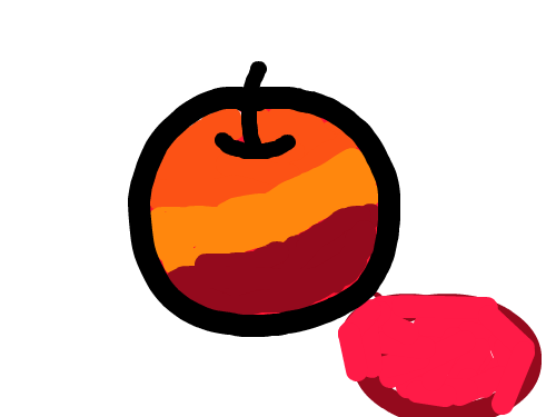 02-명암 : 사과의명암 스케치판 ,sketchpan