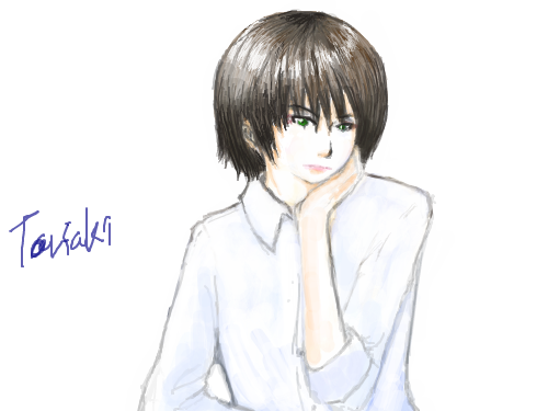 자캐 그리기 : 반 앤드류 스케치판 ,sketchpan