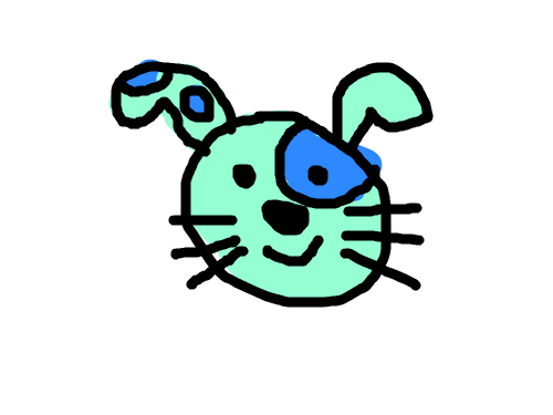 깜직한 강아지 : 강아지는깜직해서 깜직한 강아지 스케치판 ,sketchpan