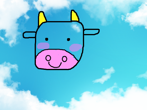 소☆ : 소를그린것이다 스케치판 ,sketchpan