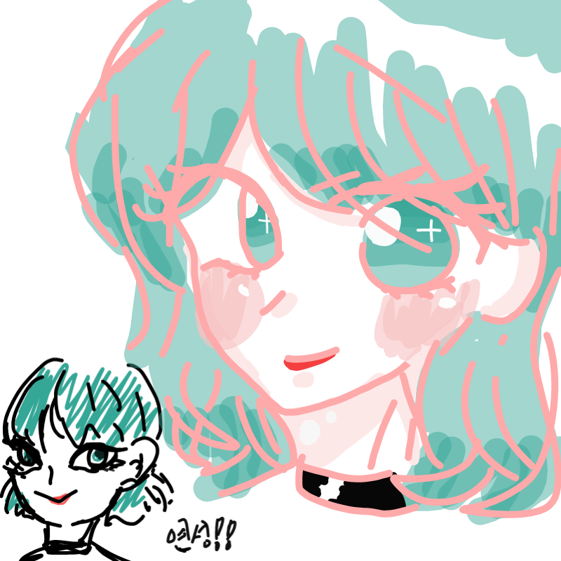 이어그리기.. : 이어그리기 처음해봅니다 ㅠ.ㅠ ㅎㅎ 스케치판 ,sketchpan