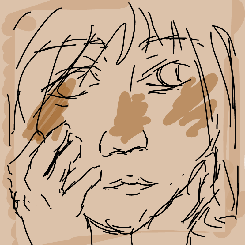 human : human 스케치판 ,sketchpan