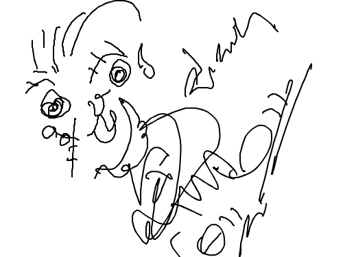 골통 : 골통의나들이 스케치판 ,sketchpan