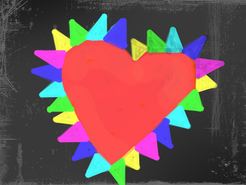 heart : not finished yet. 스케치판 ,sketchpan