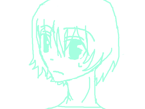 [두번째] 그냥 잉간 : ..........머리그리기 귀찮네욬ㅋ대충 단발로... 스케치판 ,sketchpan