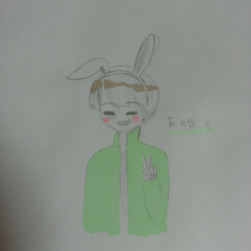 늦어서 죄.. : 늦어서 죄송해요 ㅠㅠ 
첫손그림이자 리퀘에용 스케치판 ,sketchpan