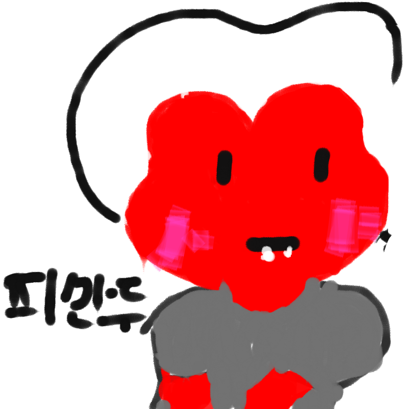 피만두 : 피만두 스케치판 ,sketchpan