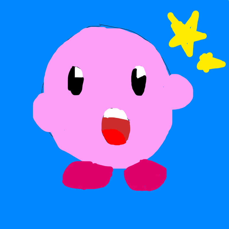 커비 : 커비 스케치판 ,sketchpan