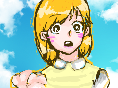 완전 깜놀한 표정 : 왜 깜놀했는지는 모르겠지만 깜놀한 표정 ㅇㅅㅇ 스케치판 ,sketchpan