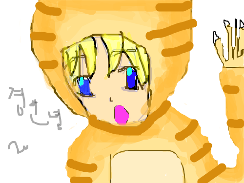 경인년福 : 새해福많이받으셈-_- 스케치판 ,sketchpan