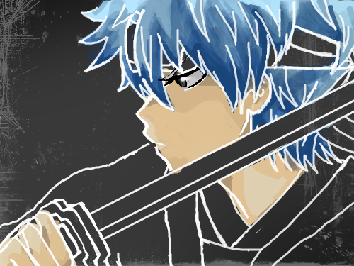 긴토키 백야차 : 아..망했다! 스케치판 ,sketchpan