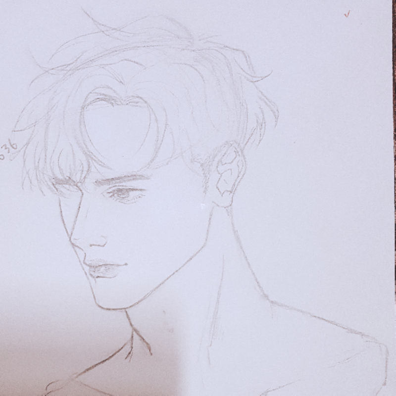 나는 꼭 존.. : 나는 꼭 존잘마스터가 될거야 스케치판 ,sketchpan