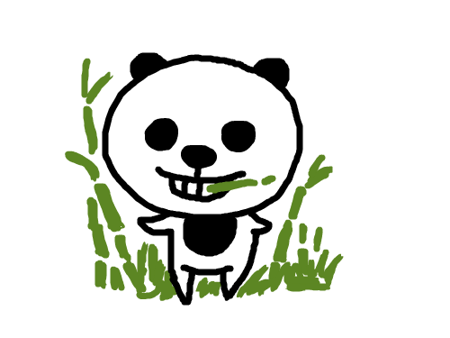 대나무먹는 팬더 : 우적우적우적 스케치판 ,sketchpan