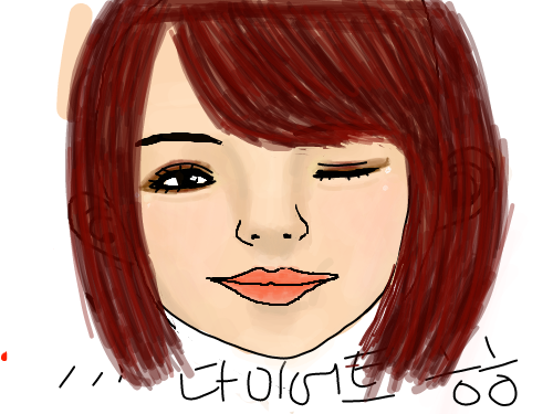 최대한 성.. : 최대한 성형을 안하구 스케치판 ,sketchpan