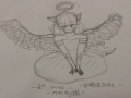 뽑기에서 .. : 뽑기에서 뽑은 주제 손그림으로 그렸어여 스케치판 ,sketchpan