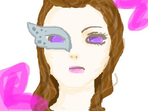 가면무도회 : 가면을 쓴 여자로군요..네..깔끔하게 처리하는게 어렵네요 ;; 스케치판 ,sketchpan