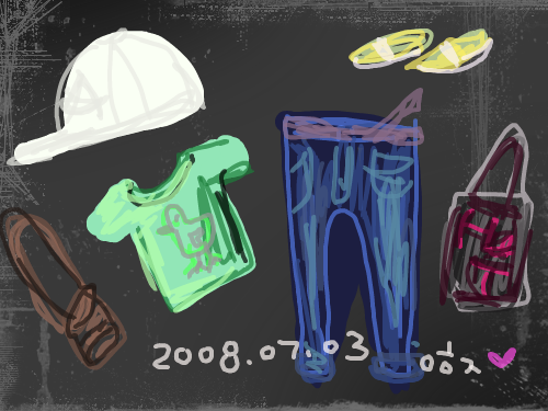 20080703 : 학교다녀왔습니다:D 스케치판 ,sketchpan
