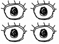 눈알 : 누누누누누누눈 스케치판 ,sketchpan