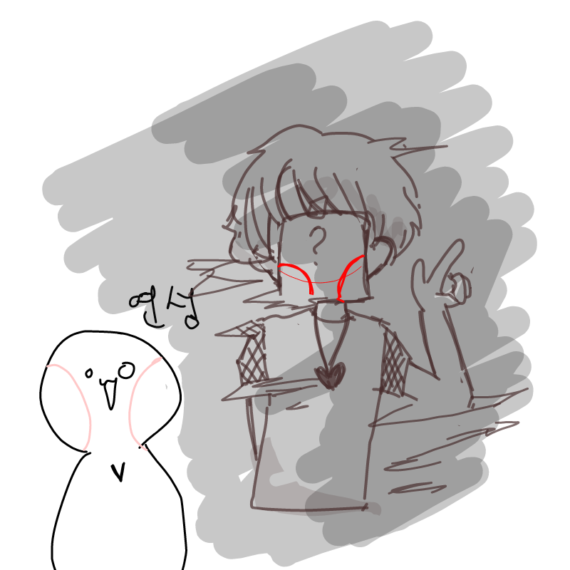 진지빨아.. : 진지빨아봄 스케치판 ,sketchpan