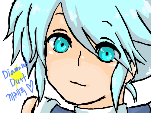 까제루 : 다이아몬드 더스트 가젤 스케치판 ,sketchpan