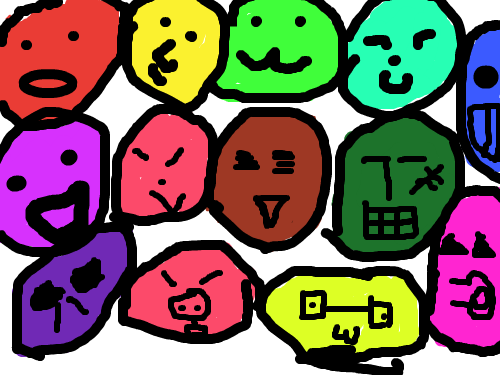 돌멩이에 썩소표정 : 돌멩이 ㅂㅂㅂ 스케치판 ,sketchpan