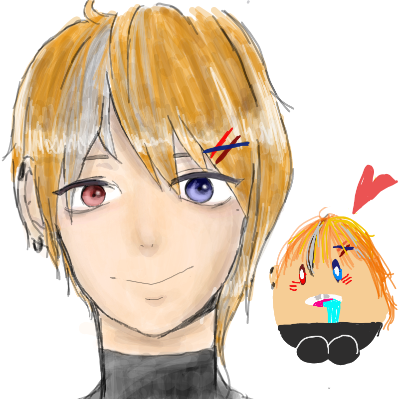 여자일까요.. : 여자일까요 남자일까요?! 스케치판 ,sketchpan