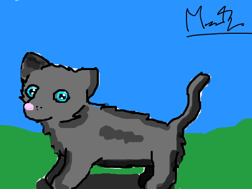 Never ever force me again : This sux.... U see, never ever force me to draw a cat..! 스케치판 ,sketchpan