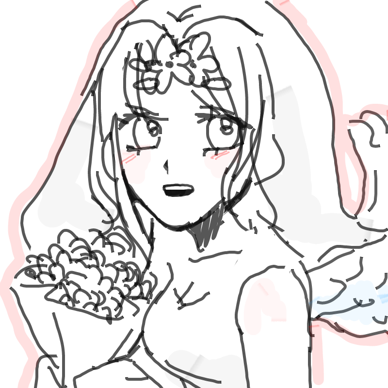 자캐랑 자.. : 자캐랑 자캐랑 결혼시키고 싶어서 그렸따.....짝이없는게 단점 스케치판 ,sketchpan