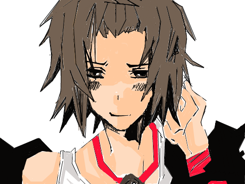 고쿠데라 하야토 : 가정교사 히트맨 리본에 나오는 자칭 봉고레보스(츠나)의 오른팔 스케치판 ,sketchpan